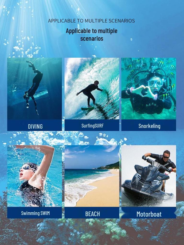 Men's 3MM Diving Socks - Warm, Non-Slip, Waterproof Snorkeling & Swimming Socks for Deep Diving and Beach Use