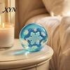 Clear Ball Sensory Toys Christmas Stress Toy, Anxiety Relief with Santa Reindeer Holiday Party Favors Tree Snowflake Figure, Soft Squeeze Fidget Toy