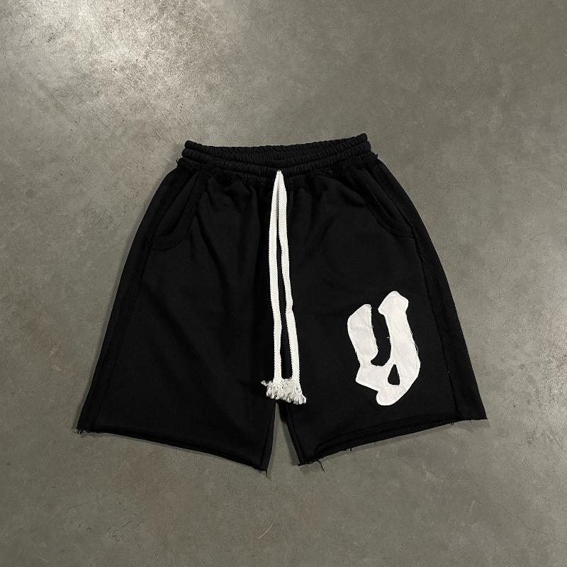 European and American street Y2K hip-hop street casual wide leg shorts