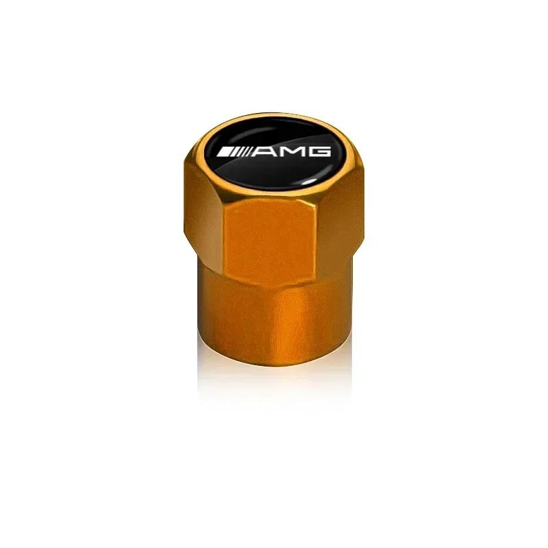 

C200 E200 For Mercedes Benz 4Pc Car Wheel Tire Valve Caps Air Stem Covers Accessories For Mercedes-Benz W176 W177 W207 W203 W204