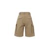 UNIQLO SS22 Solid Color Straight Leg Casual Shorts Men shorts Khaki 444620-33
