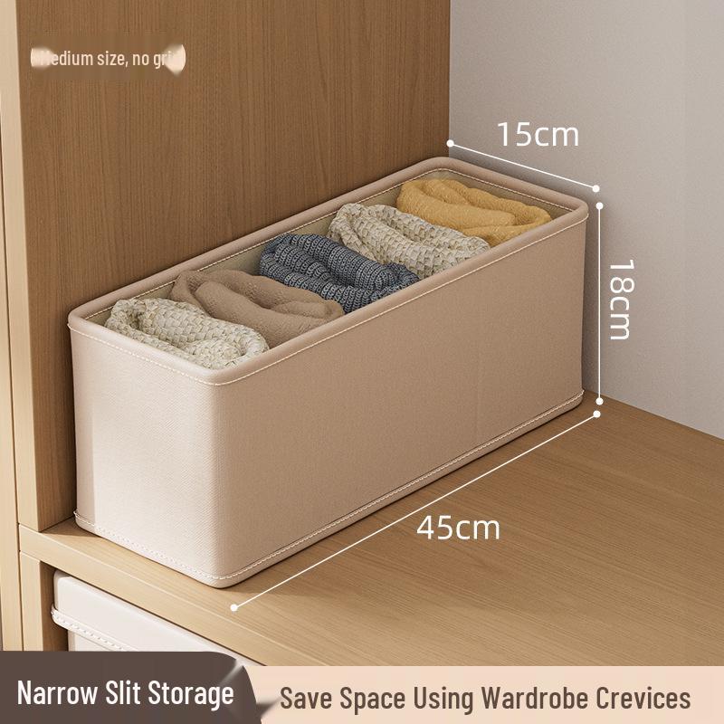 

Washable Fabric Storage Box for Closet Gaps - Ideal for Pants and Vests