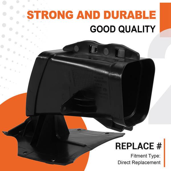 19-25 BMW S1000RR/M1000RR Front and Middle Intake Ventilation Duct None