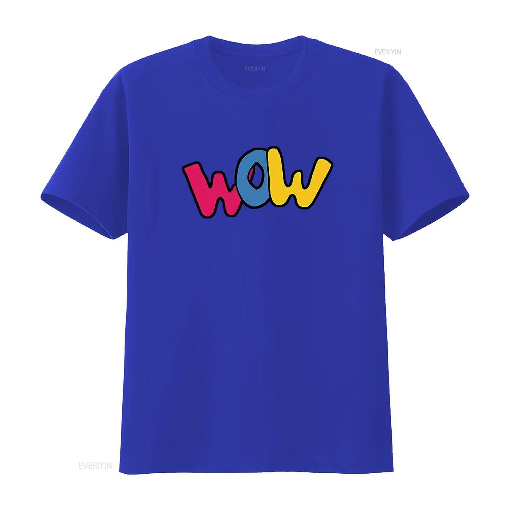 WOW Birthday GifT T Shirt Black 2X Large vintage Washed Versatile Unisex homme Slightly designer clothes streetwear Casual