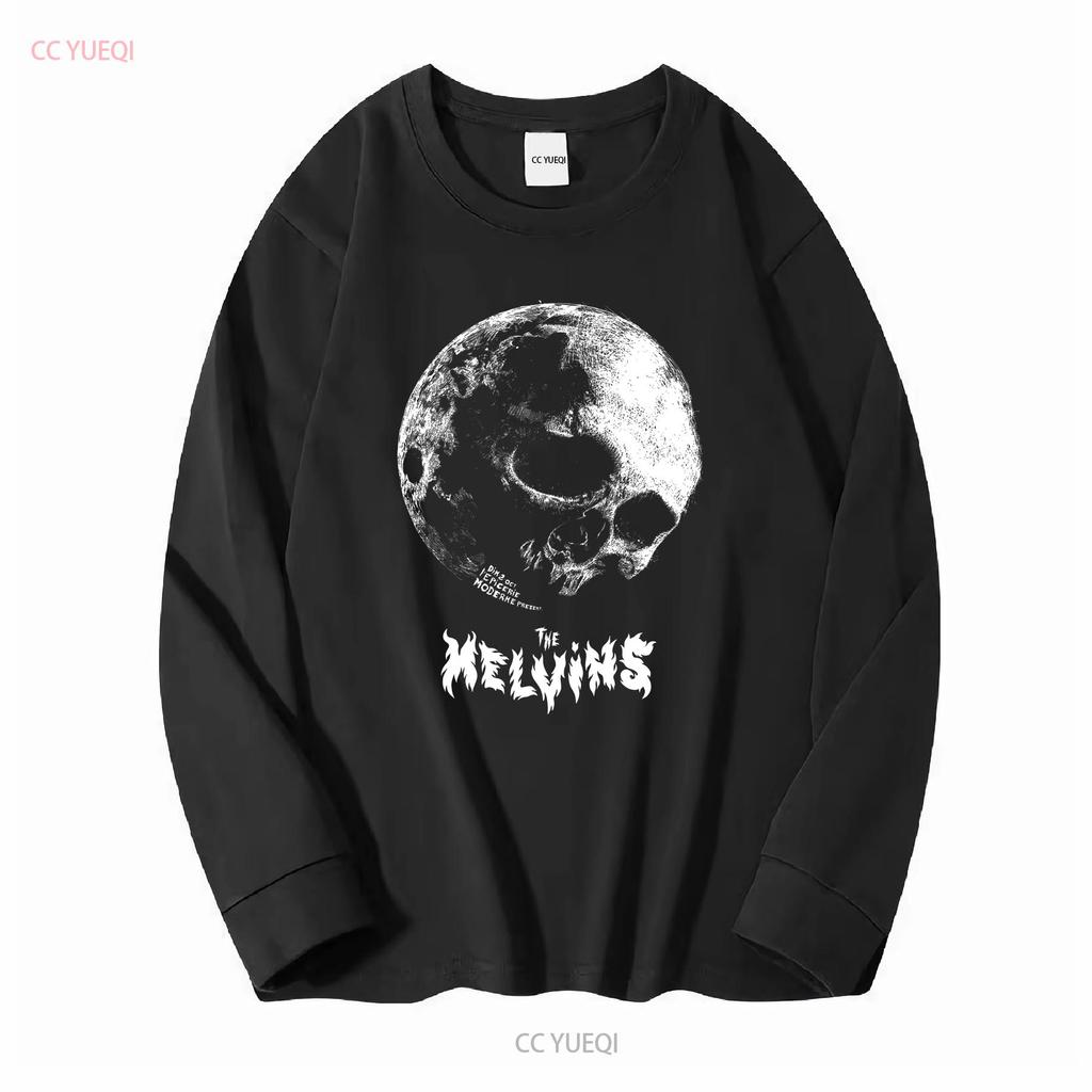 Inspired The Melvins Band For Fan Black All Size T Shirt KH1231 long sleeves vintage Washed Casual homme Top For Everyday Wear