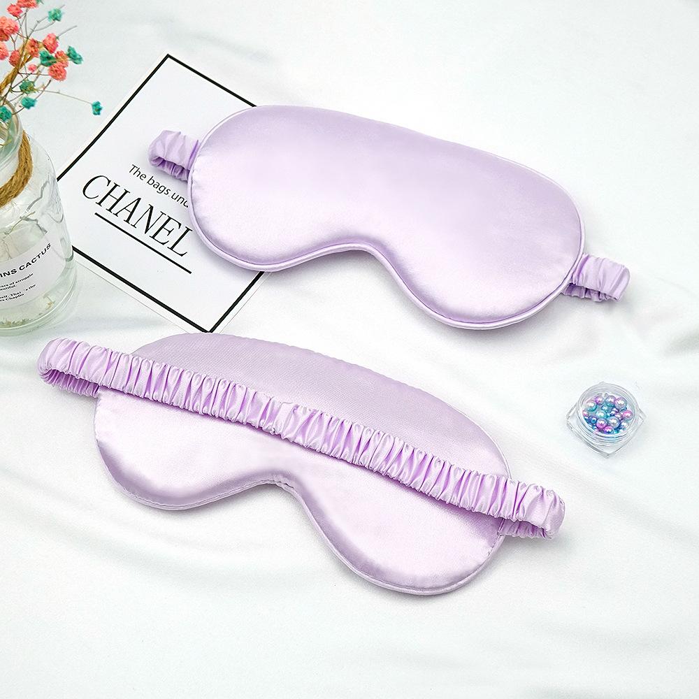 Double Sided Eye Mask Sleeping Blackout Silk Breathable Elastic Air Travel Eye Mask