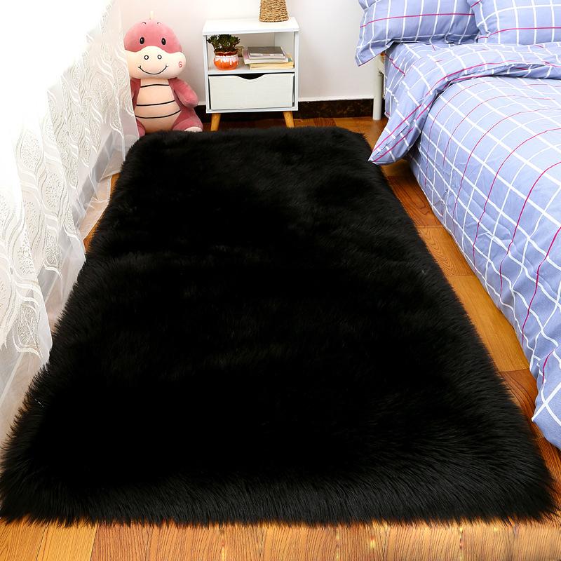 Faux Fur Carpet for Living Room Soft Imitation Sheepskin Rugs Bedside Floor Cushion Plush Fluffy Artificial Wool Mat Home Decor