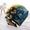 1pc Boba Fett Outdoor Umbrella - Automatic Opening/Closing, Portable 3-Fold Design with 8-Bone Iron Frame - Perfect Gift for Fans, Travelers, and Dail
