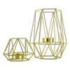 Elegant Geometric Candle Holder Tealight Display Stand For Modern Home Decoration And Gift Giving