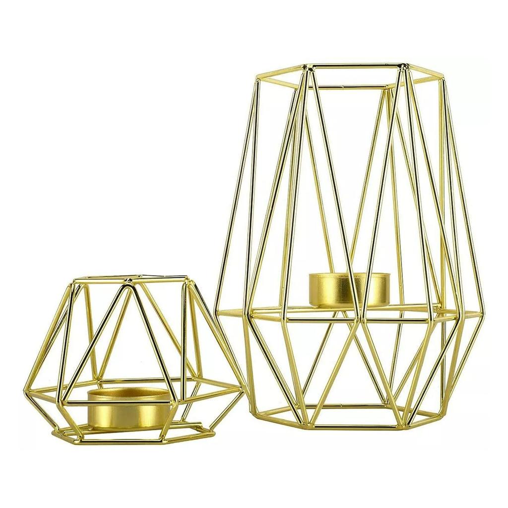Elegant Geometric Candle Holder Tealight Display Stand For Modern Home Decoration And Gift Giving