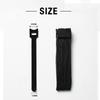 100-pack 200mm White Cable Ties - Reusable Cable Ties, 20cm, Can be Used Over and Over Again