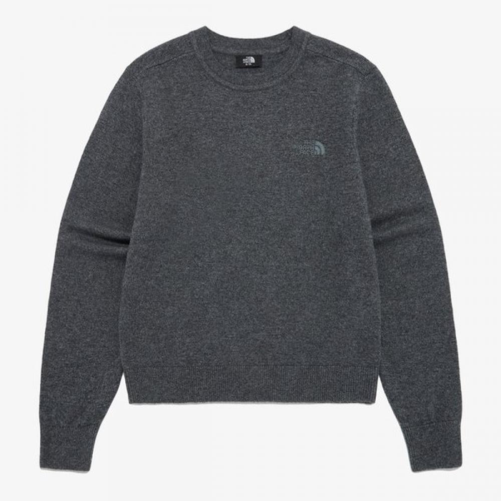 The North Face Women S Riul Sweater Dark Gray Nt7aq83a DARK GRAY/085