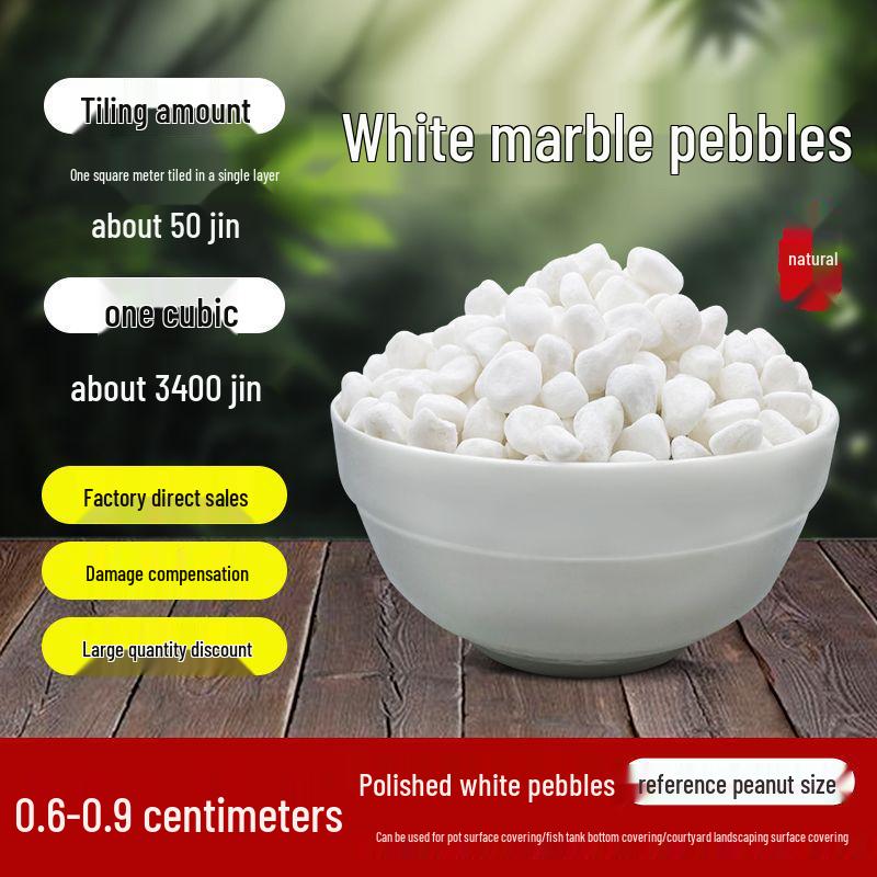 Courtyard Five-Color Pebble Paving: Natural Small Stones for Garden Landscaping