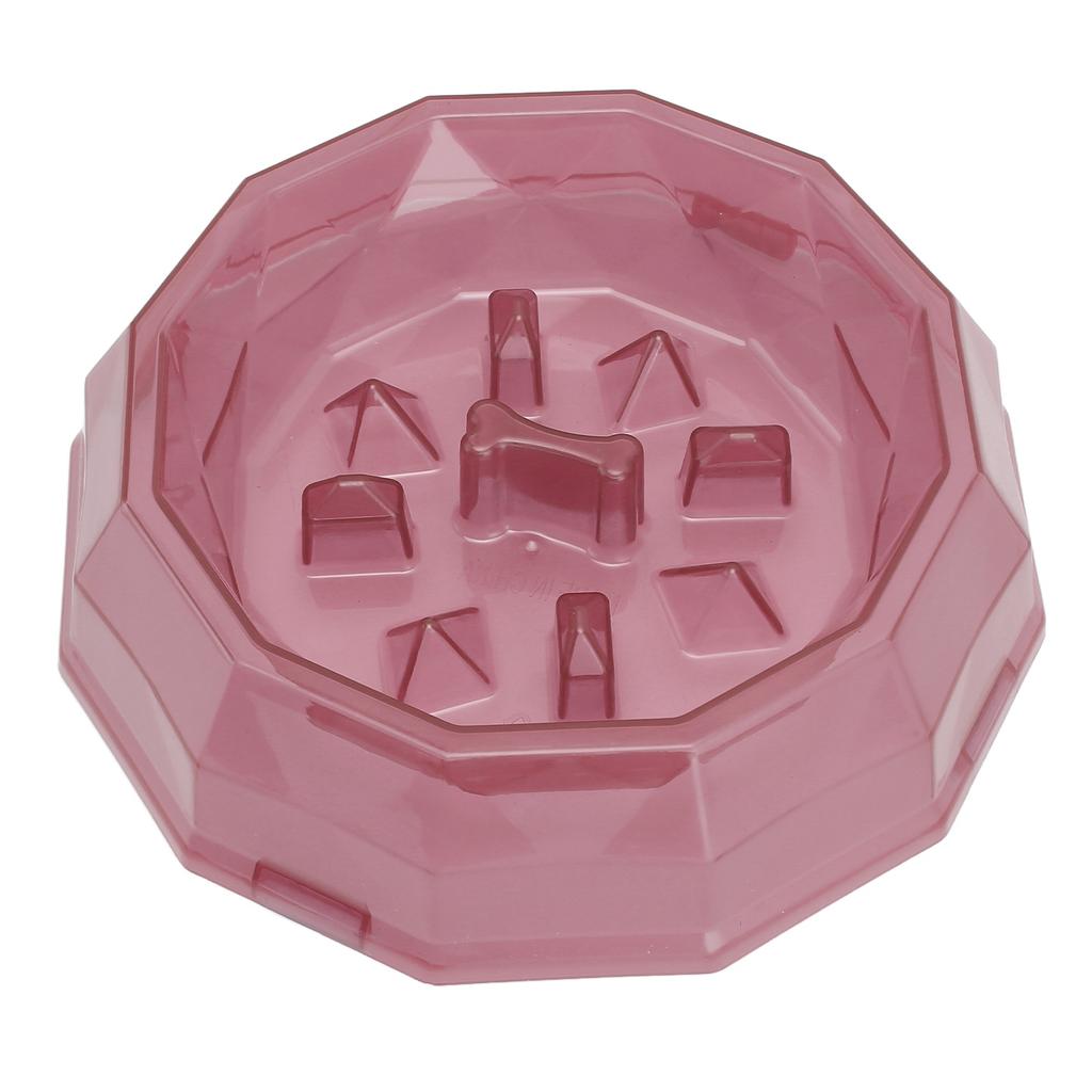 Slow Feeder Dog Bowls Food Grade Prevent Chocking Digestive Aid Dog Slow Feeding Puzzle Bowl for Dogs Cats Purple