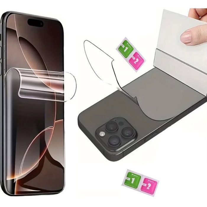 Film de protection - AILIKA - Samsung Galaxy F16 5G - Hydrogel 2-en-1 - Transparent - Résistant aux rayures
