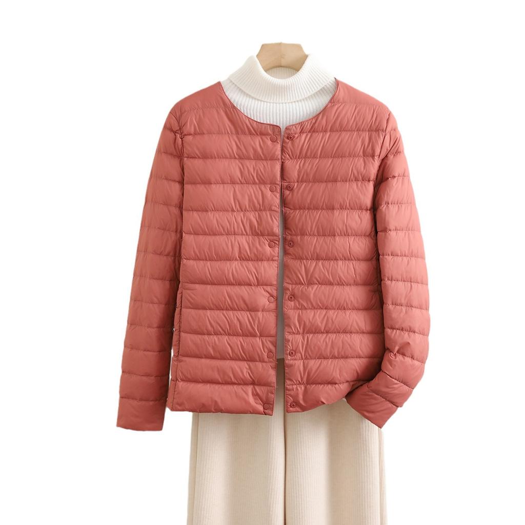 New autumn and winter down light down jacket women's ultra-light short wear compression portable liner jacket