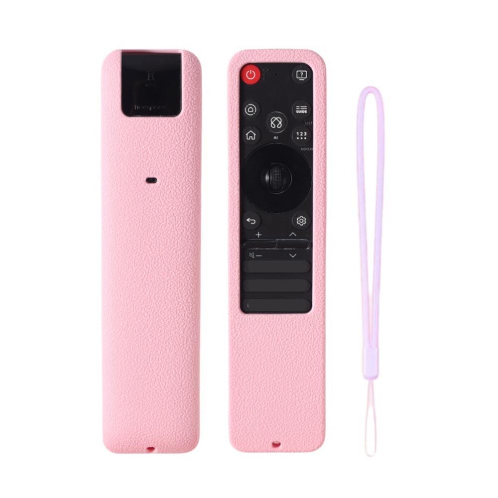 Funda Protectora de Silicona de Alta Calidad a Prueba de Golpes con Correa Protector de Carcasa Blanda Cubierta para Mando a Distancia para LG MR-235GA Magic