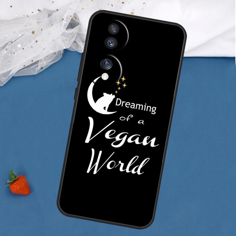Love Vegan Animal Case For Honor Magic 7 5 6 Lite 8 Pro 200 400 50 70 90 X8c X8b X9a X9b X9c X9d Win RT Cover