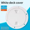 Boat Access Hatches Cover 4/6/8 Inch ABS Round Inspection Plate Twist Screw Out Deck Plate Simple Install for Marine Dec