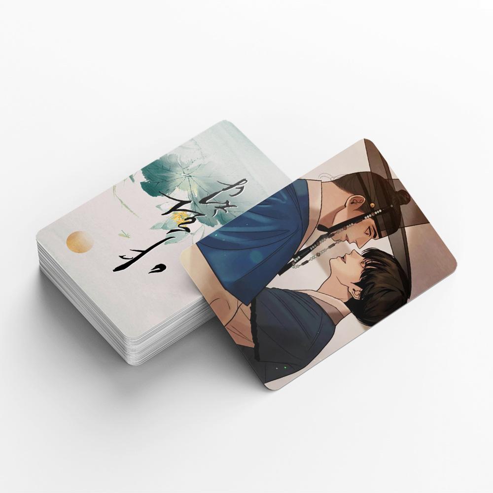92pcs/set Anime Ye HuaJi Photo Cards Korean Comic Stickers Double-sided LOMO Greeting Card