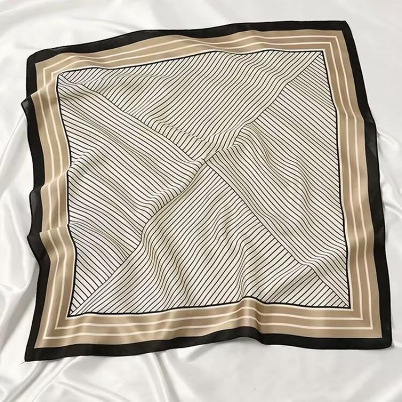 70 silk scarf square scarf high sense fashion versatile professional simulation silk small scarf versatile printed women's silk scarf