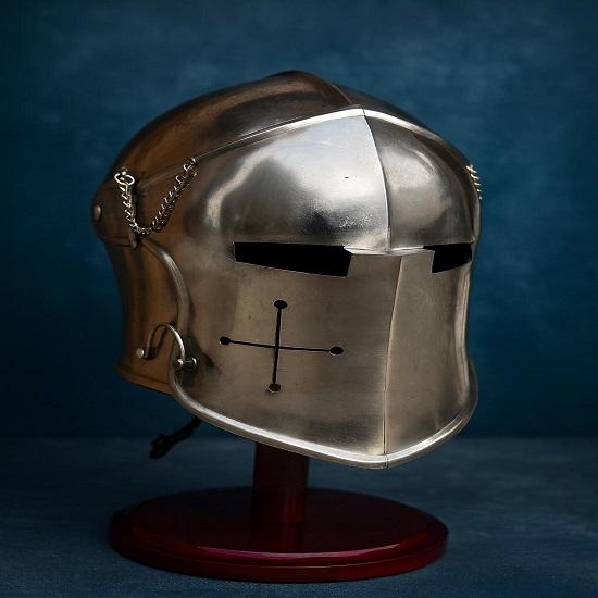 Medieval Barbuta Helmet 18g Mild Steel Helmet Halloween Costume Gift For Him