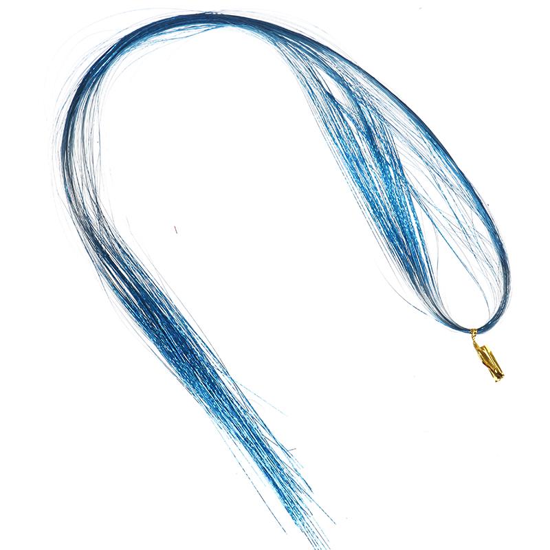 

120 пасом для волосся Мішура для волосся Bling Silk Hair Flare Strands Glitter Rainbow Hair Decor