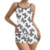Women Soft 2 Piece Pajamas Set Sleeveless Shorts Set Loungewear Sets Pyjamas Nightwear