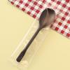 ZISIZ Disposable Plastic Milk Tea Spoon