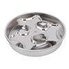 Dog Slow Feeder Bowl Stainless Steel Non Slip Bottom Anti Choking Slow Down Eating Dog Bowl for Medium Large Dogs
