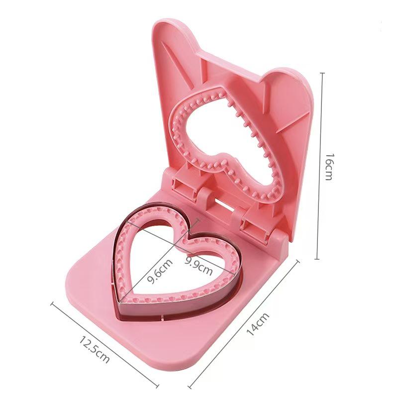 Stainless Steel Sandwich Bread Cutter Mold and Embosser