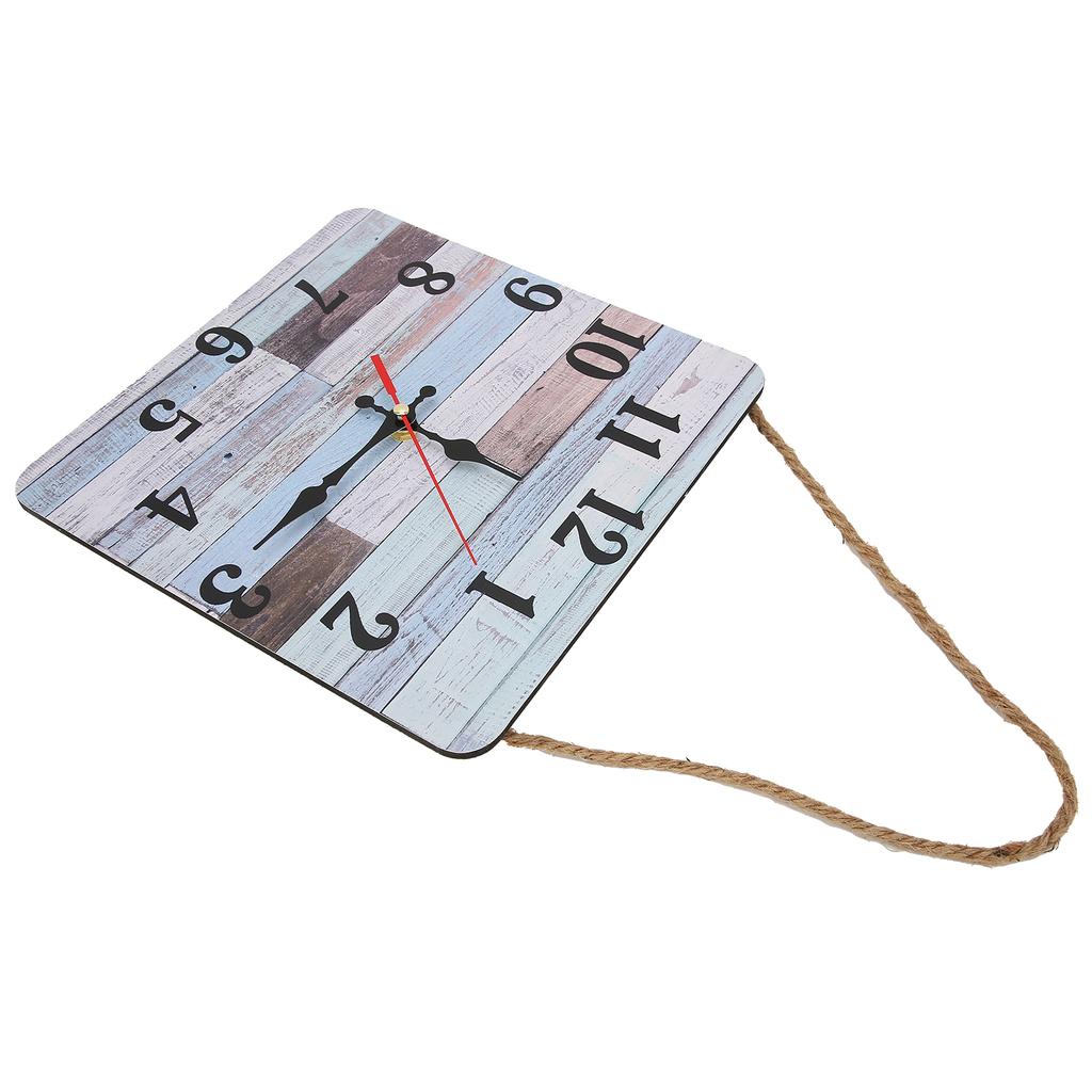 Ceas de Perete Stil Industrial Mișcare Silențioasă cu Cuarț Panou de Densitate Afișaj cu Cifre Arabe Mari Perete