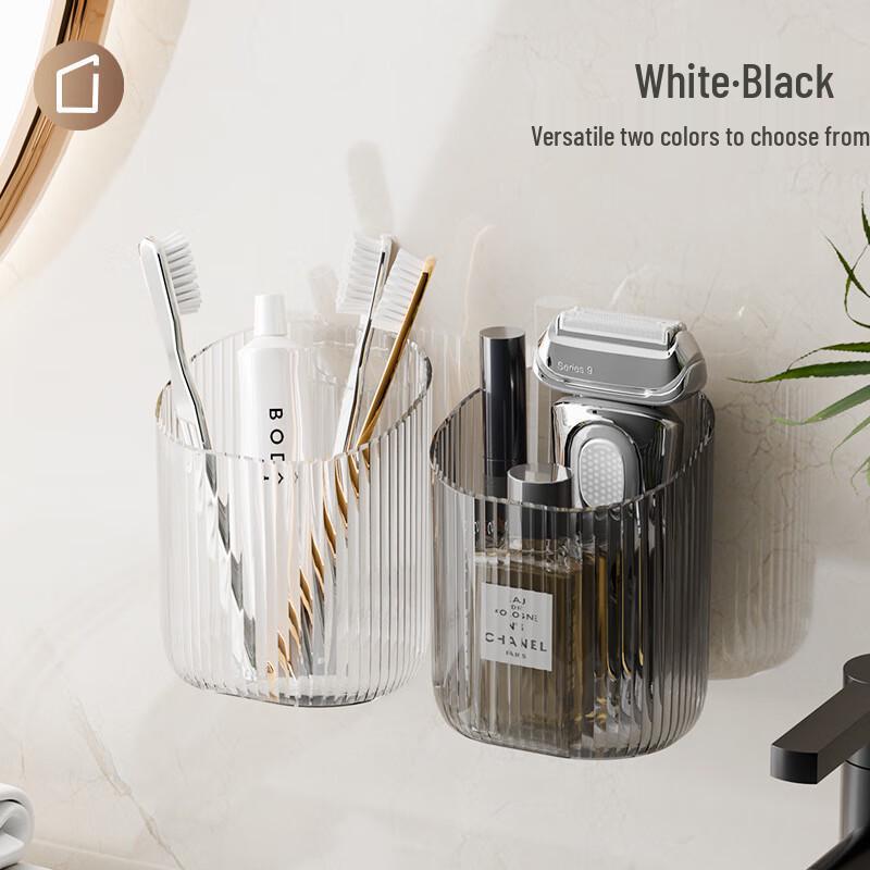 Punch-Free Wall-Mounted Toothbrush Holders (10-Pack)