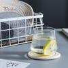 Soft Cotton Woven Coaster Set Heat Insulation Anti-Scald Water-absorbent Noise-reducing Cotton Cup Mat