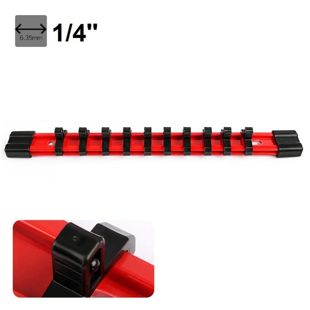 Socket Wrench Holder Adjustable Storage Sleeve Rail Rack Storage Use