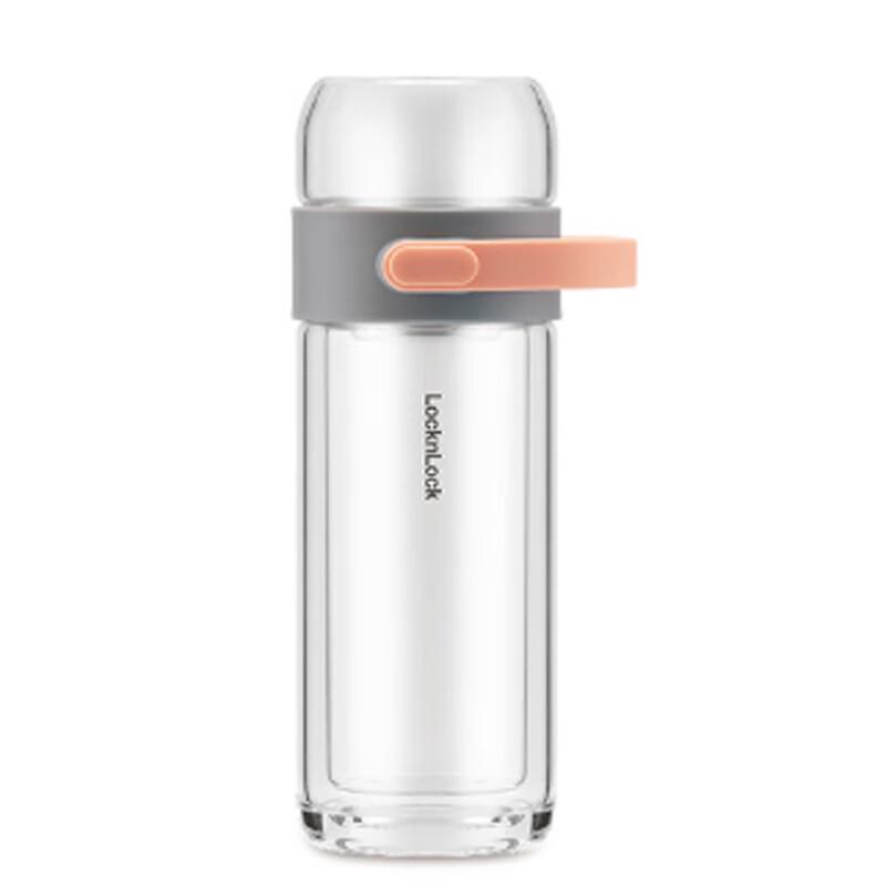 Lock&Lock LLG647 Tea Infuser Double-Wall Glass Bottle