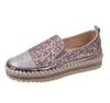 Fashion Mocassins À Enfiler Pour Femmes, Baskets En Maille, Décor Biscuits, Chaussures Plates Basses