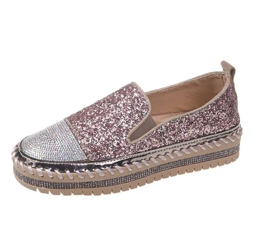 Fashion Mocassins À Enfiler Pour Femmes, Baskets En Maille, Décor Biscuits, Chaussures Plates Basses