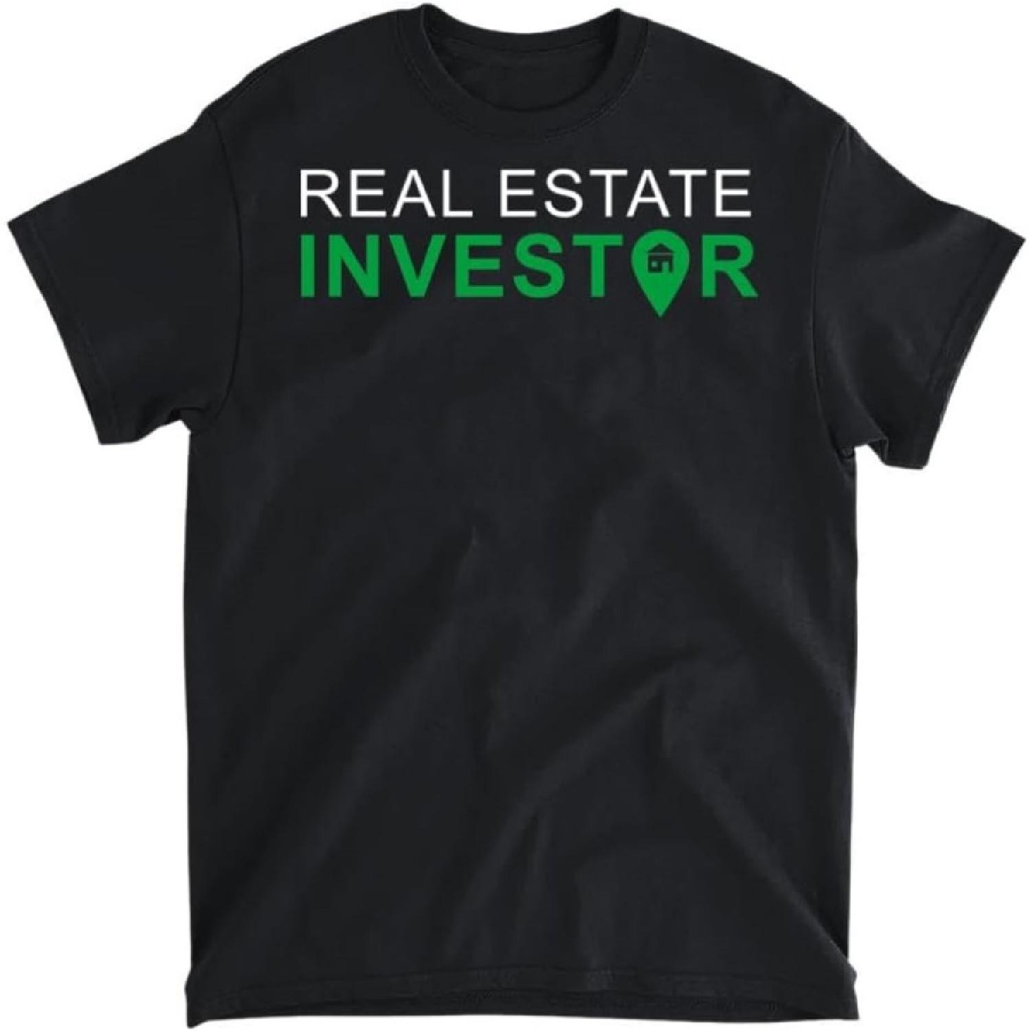 

Real Estate Investor T Shirt, Long Sleeve Shirt, Sweatshirt, Hoodie Unisex Adult Size Made in Canada XXXXXL різнокольоровий