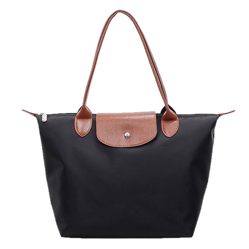 Women's Cross-Border Large Capacity Shoulder Bag - Solid Color, Fashionable Commuter Underarm Bag