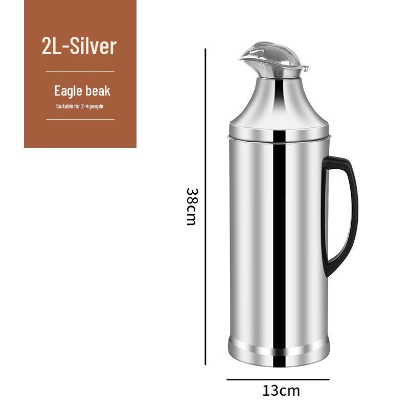 Morona 2L Stainless Steel Glass Lined Thermos Flask