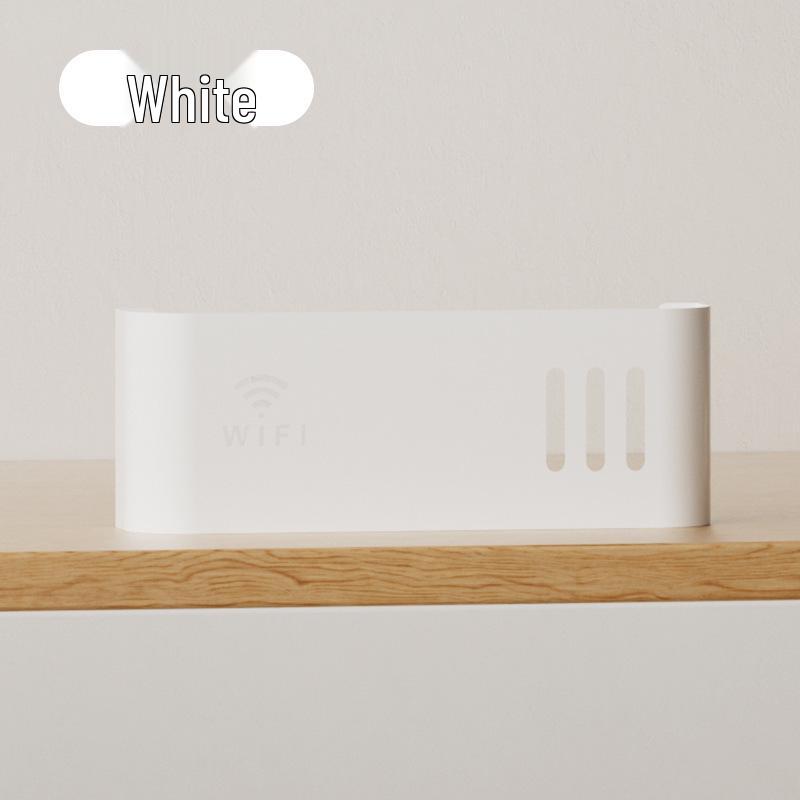 

Коробка для хранения и полка для WiFi-роутера: Маскировка кабелей без сверления для ТВ-приставки и декора.