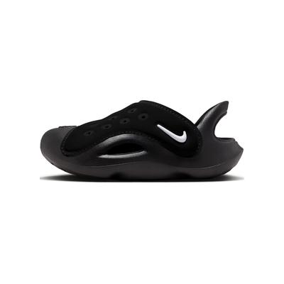 Sandały Aqua Swoosh TD Czarne Niemowlęce Trampki Antracytowe Białe FN0875-002