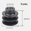 168 Micro-Tiller 170F Engine Water Pump with Double Groove Pulley for Finishing Machines