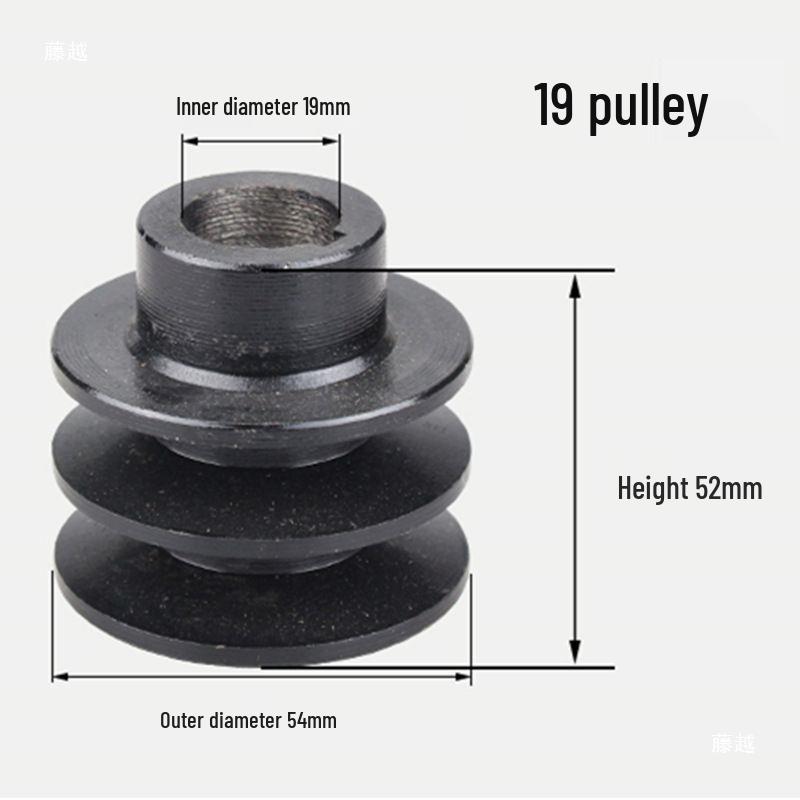 168 Micro-Tiller 170F Engine Water Pump with Double Groove Pulley for Finishing Machines