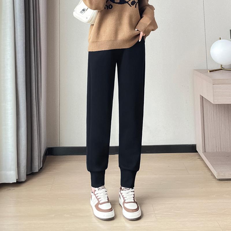 Новые осенние спортивные брюки для женщин, повседневные весенне-осенние новые модели для верхней одежды, брюки гаремы, брюки-морковки, весенне-осенний тонкий стиль M