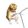 Aquascape Decorative Fishing Kittens DIY Cat Fishing Ornament New Fishing Cat Ornaments  Car