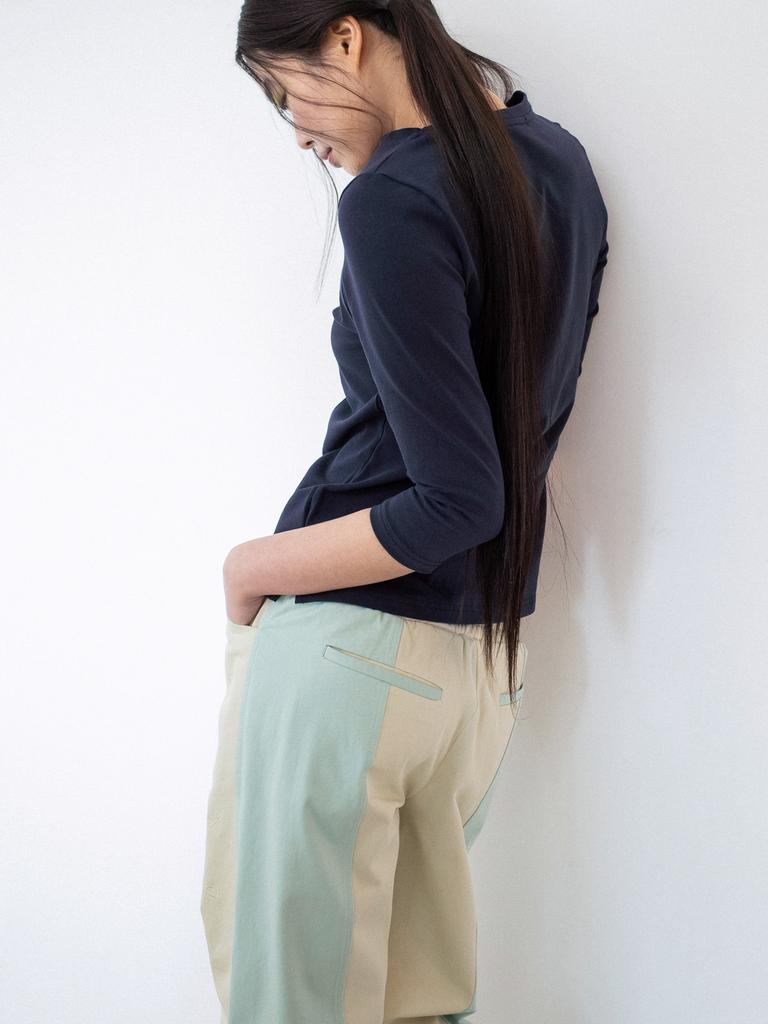 Onseuka Comfy 3/4 Sleeve T (Navy)