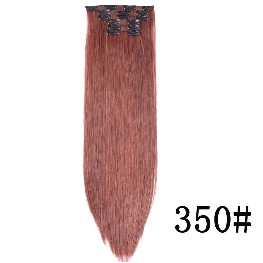 Buy 2020 New Years6pcs/set Clip In Human Hair Extensions Synthetic