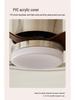Retro Industrial-Style Ceiling Fan Light for Bedroom or Dining Room